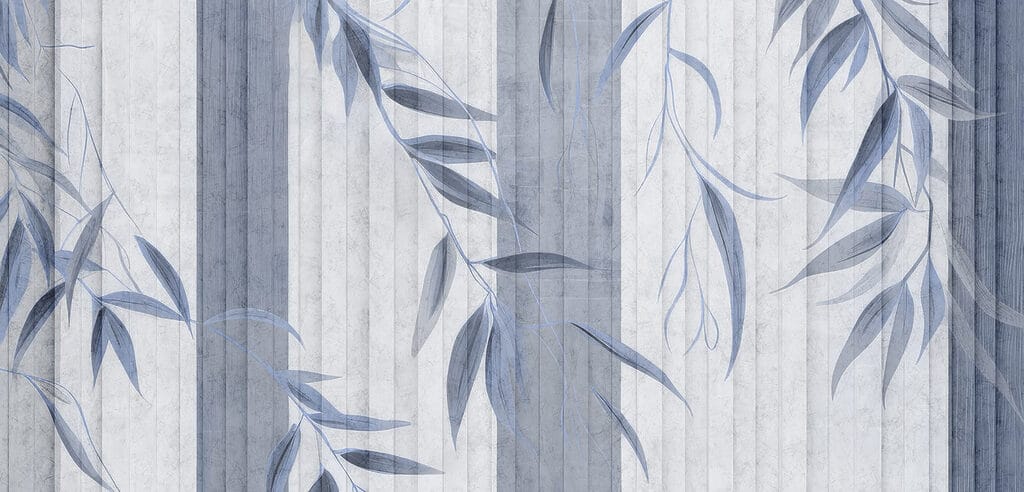Feuilles sereines sur des textures douces Feuilles sereines sur des textures douces
