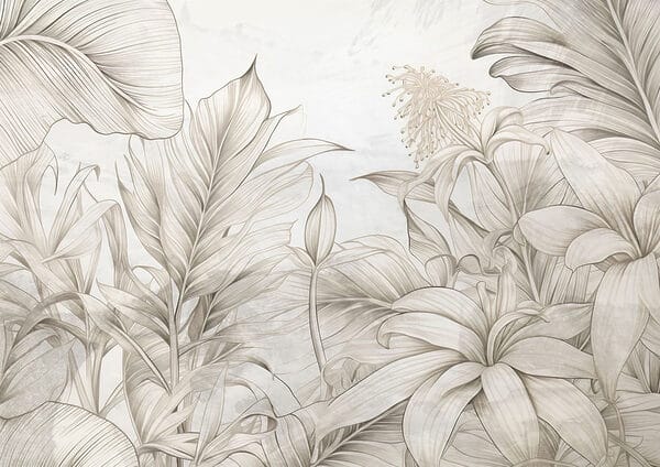 L'étreinte de la nature en teintes monochromes. L'étreinte de la nature en teintes monochromes.