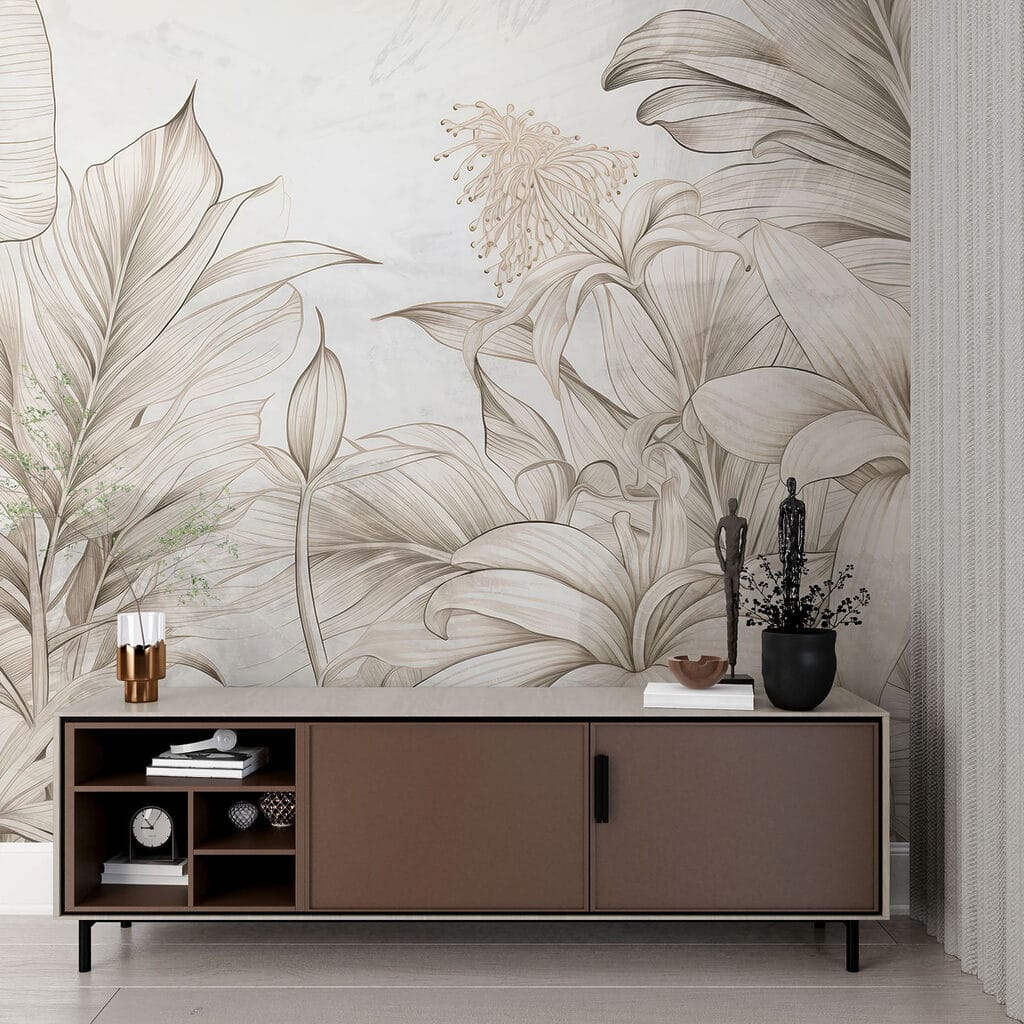 Nature's embrace in monochrome hues