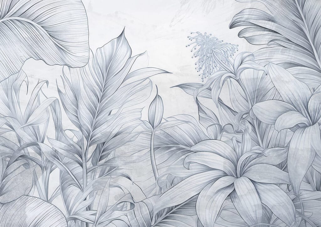 Dessin de feuilles et de fleurs Dessin de feuilles et de fleurs