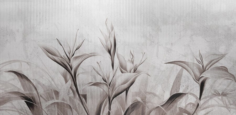 Textures florales de rêve dans des tons doux
