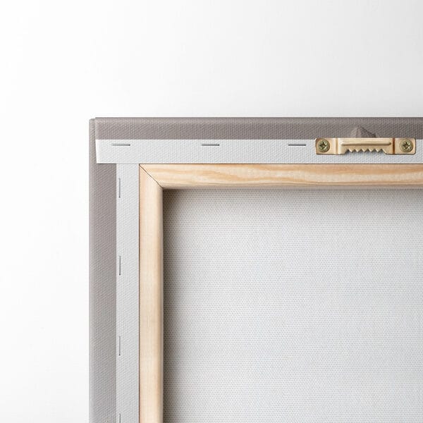 White mountain with snow