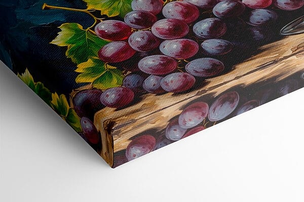 Peinture d'une bouteille de vin et d'un verre de vin Peinture d'une bouteille de vin et d'un verre de vin