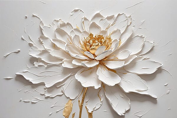Fleur élégante dans des textures douces Fleur élégante dans des textures douces