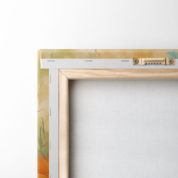 Peinture de fleurs orange et blanches Peinture de fleurs orange et blanches