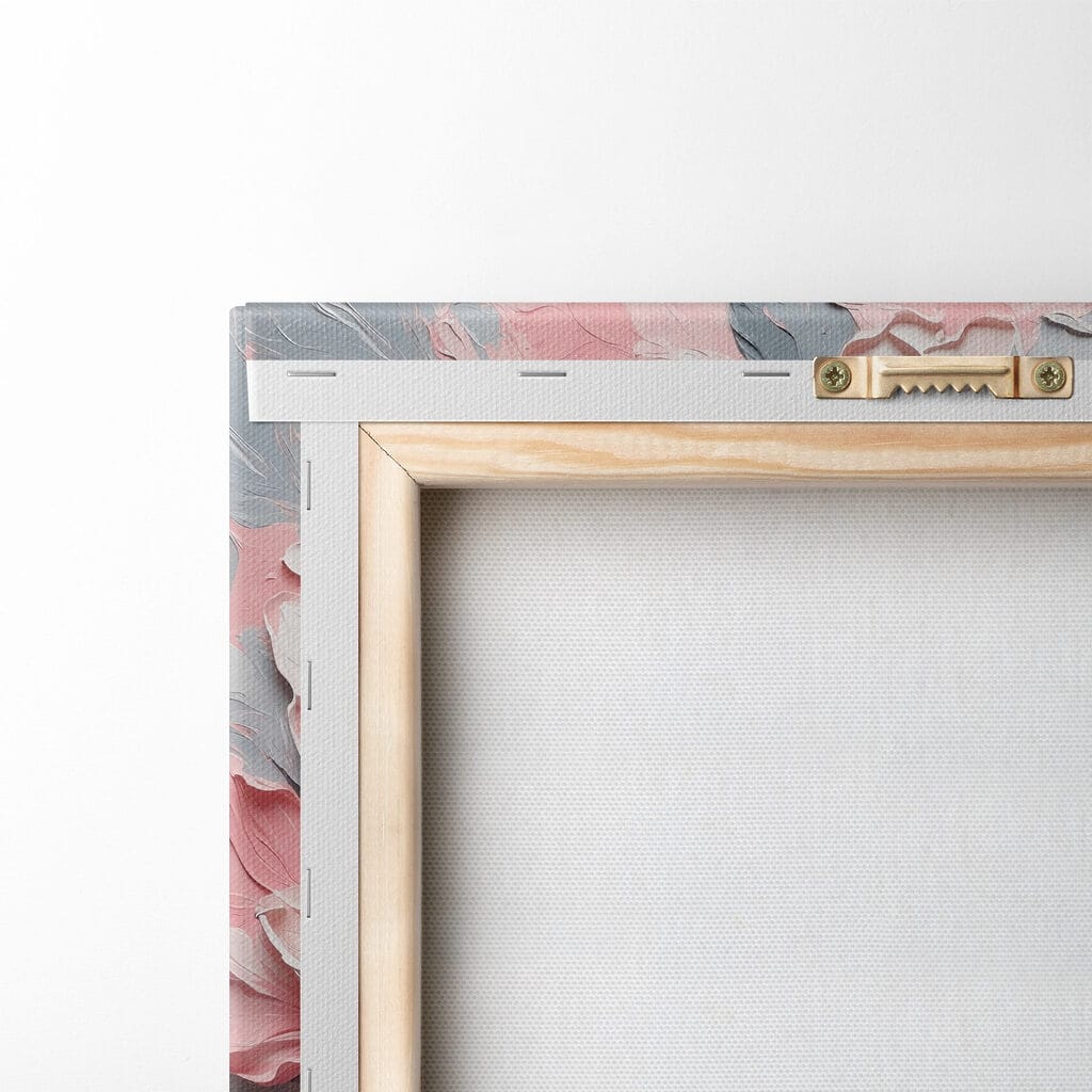 Pink and grey flower