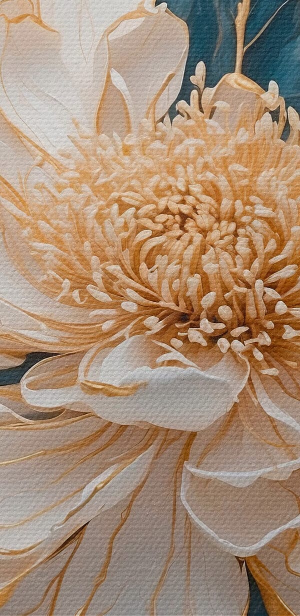 Peinture d'une fleur blanche Peinture d'une fleur blanche