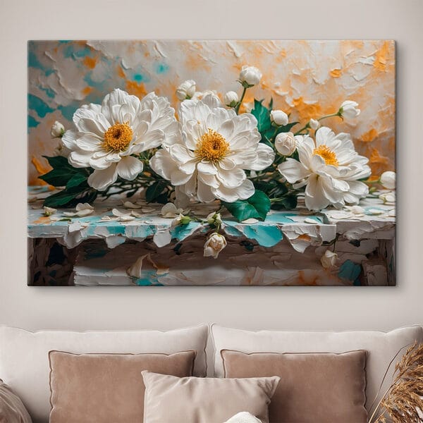 Groupe de fleurs blanches Groupe de fleurs blanches