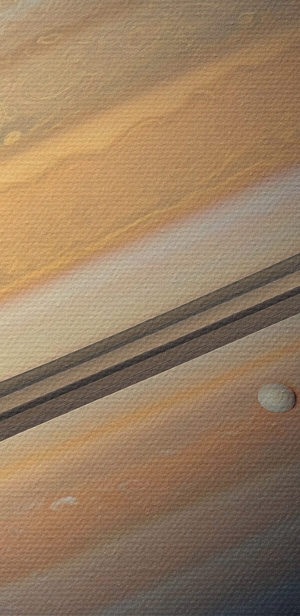 Planète avec des anneaux autour d'elle Planète avec des anneaux autour d'elle