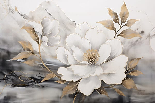 Peinture d'une fleur Peinture d'une fleur