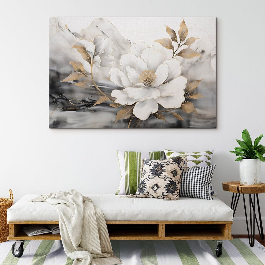 Peinture d'une fleur
