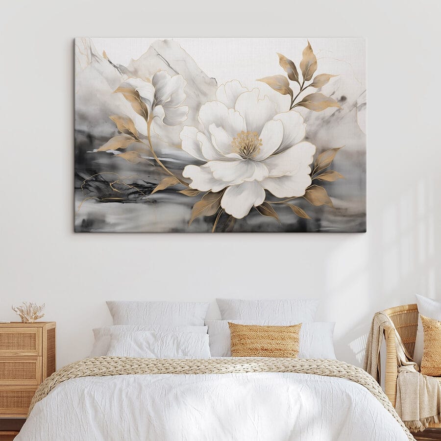 Peinture d'une fleur