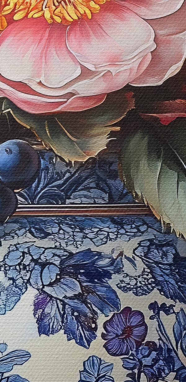 Peinture de fleurs dans un vase Peinture de fleurs dans un vase
