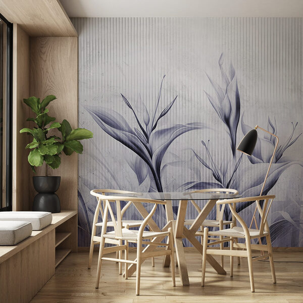 Peinture de fleurs sur un mur Peinture de fleurs sur un mur