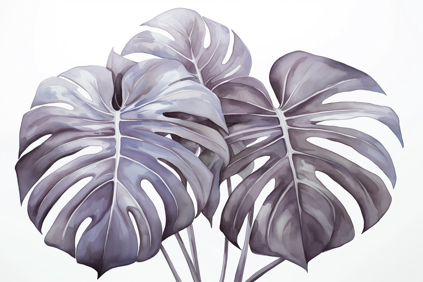 Group of leaves on a white background Group of leaves on a white background