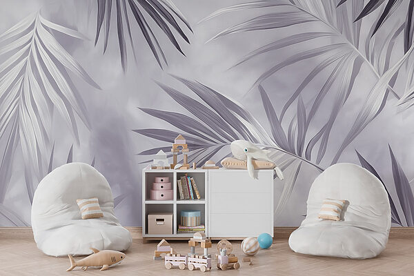Nature's delicate foliage in muted tones