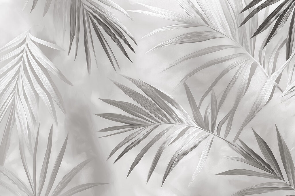 Feuilles douces sur fond de lumière tamisée Feuilles douces sur fond de lumière tamisée