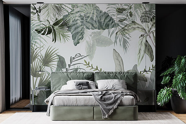 Nature's tranquil green tapestry unfolds