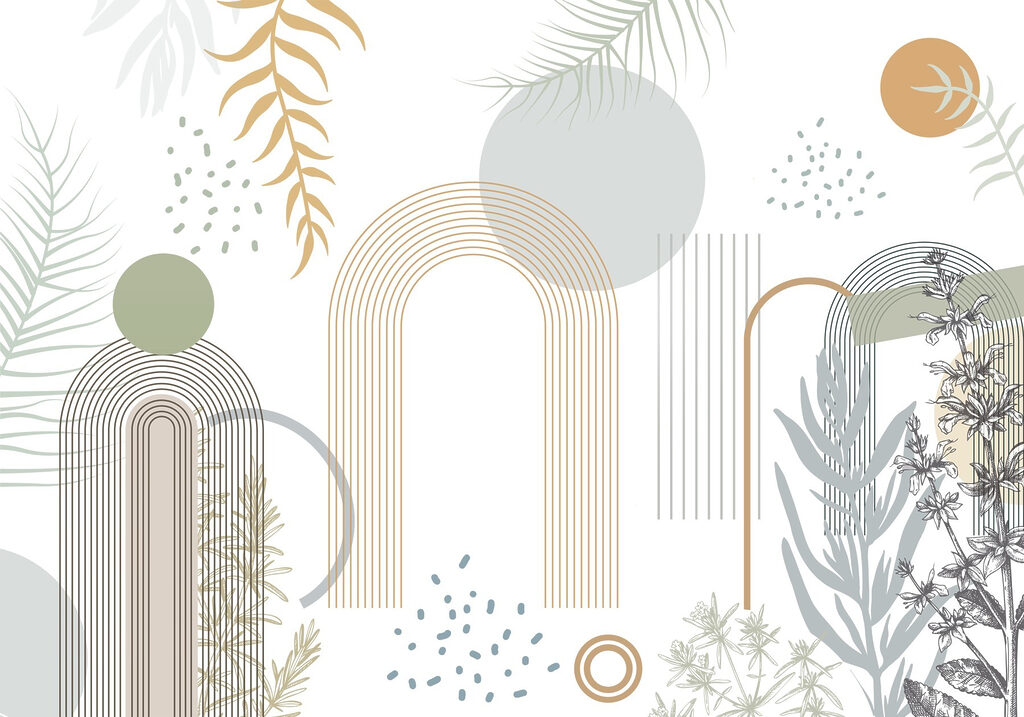Graphisme de plantes et de feuilles Graphisme de plantes et de feuilles