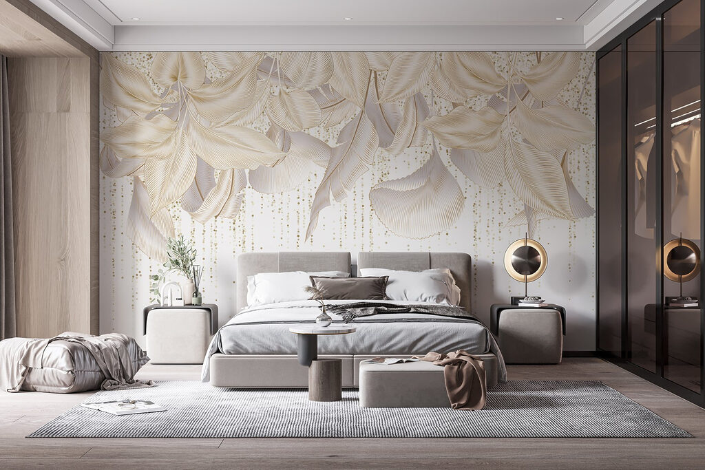 Delicate leaves with subtle textures Delicate leaves with subtle textures