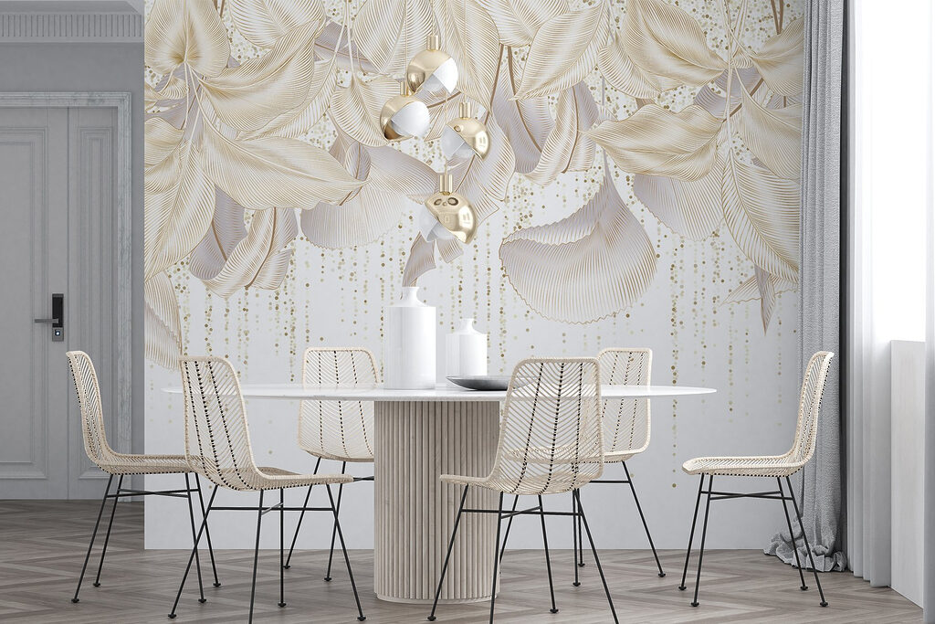 Delicate leaves with subtle textures Delicate leaves with subtle textures