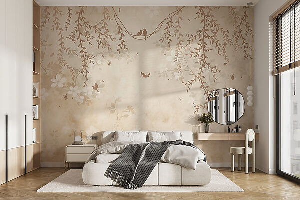 Oiseaux sur une branche Oiseaux sur une branche