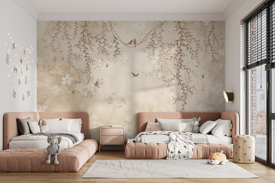 Oiseaux sur une branche