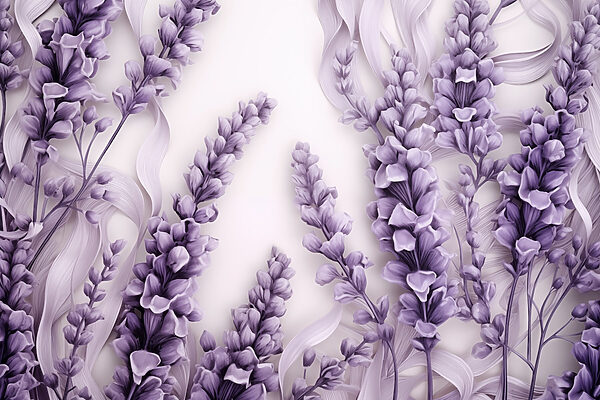 Groupe de fleurs violettes Groupe de fleurs violettes