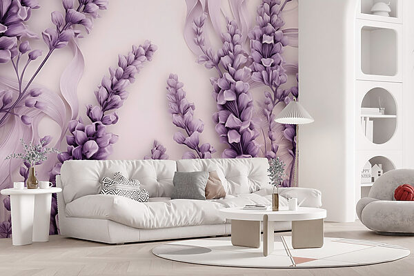 Groupe de fleurs violettes Groupe de fleurs violettes