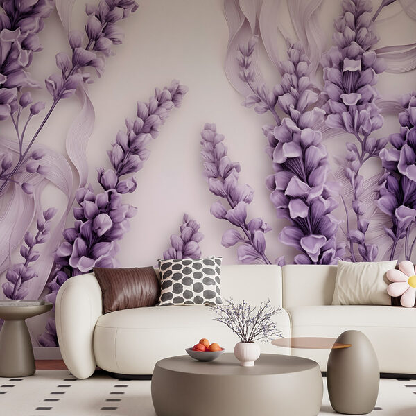 Groupe de fleurs violettes Groupe de fleurs violettes