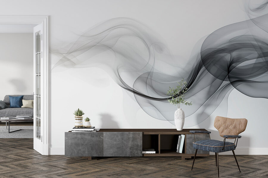 Fumée noire et blanche