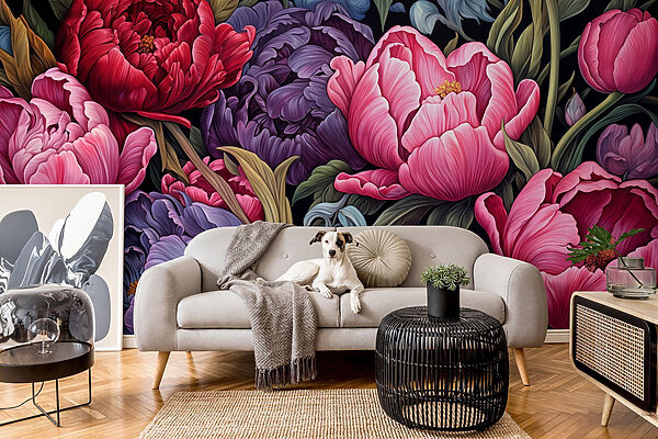 Fleurs vibrantes dans des couleurs frappantes Fleurs vibrantes dans des couleurs frappantes