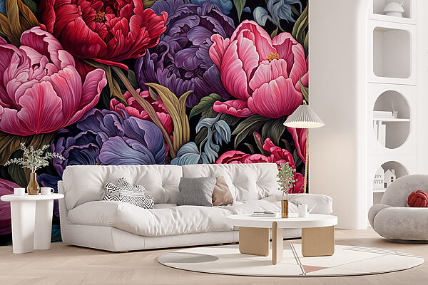 Fleurs vibrantes dans des couleurs frappantes Fleurs vibrantes dans des couleurs frappantes