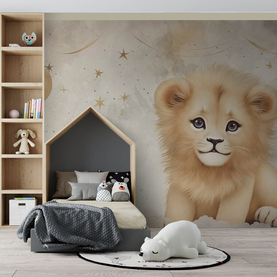 Lionceau dans le ciel