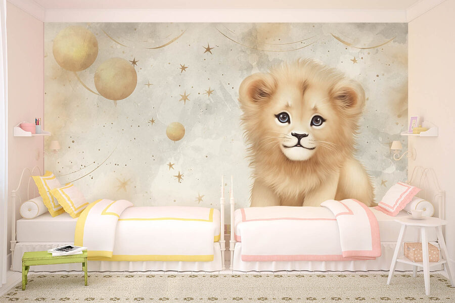 Lionceau dans le ciel