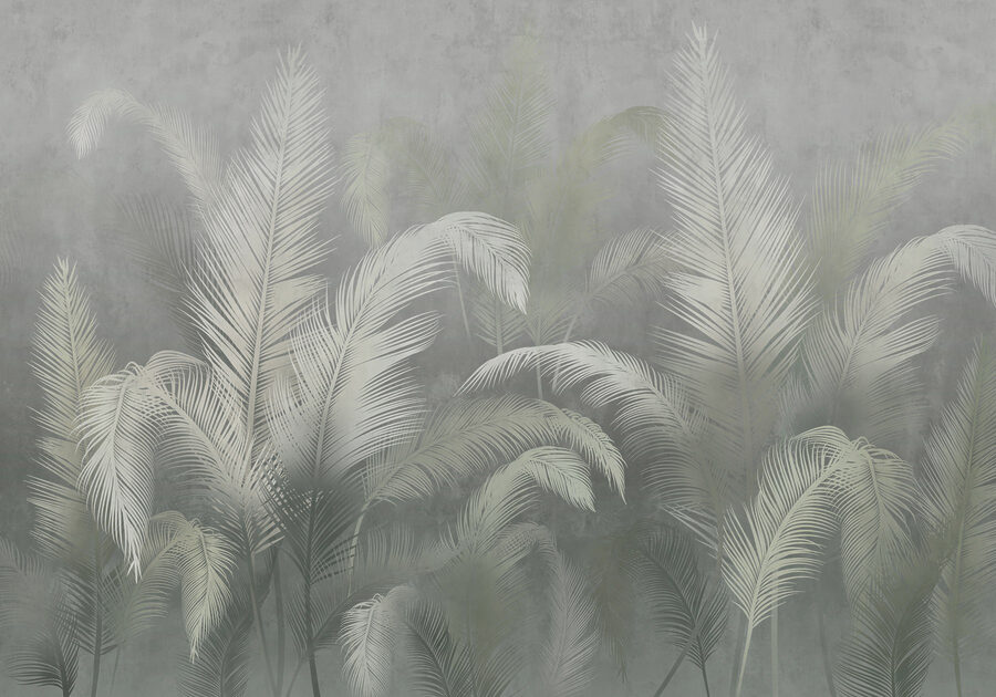 Papier peint Un feuillage doux sur une toile de fond discrète – Image 4