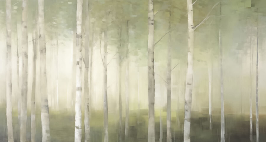 Groupe d'arbres dans une forêt
