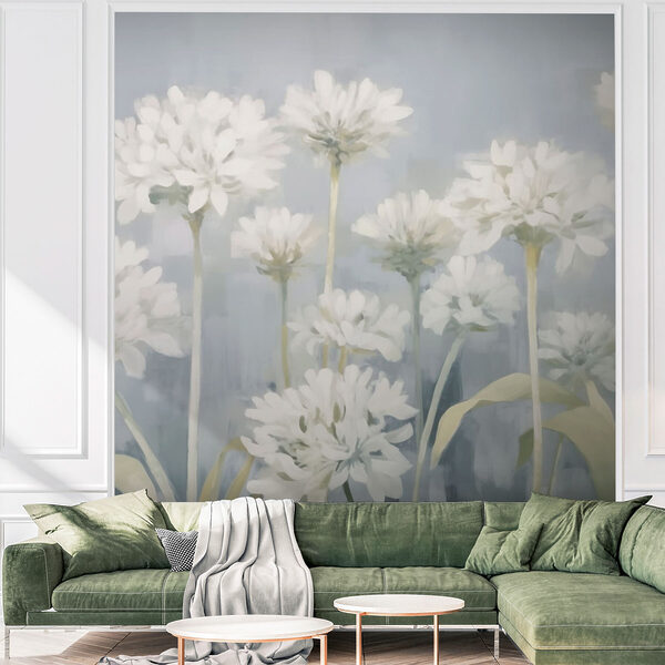Peinture de fleurs blanches Peinture de fleurs blanches