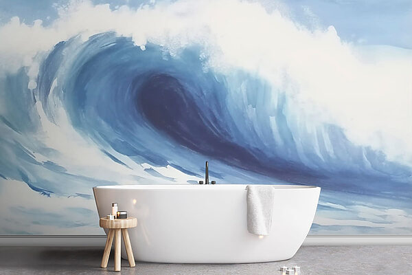 Grande vague dans l'océan Grande vague dans l'océan