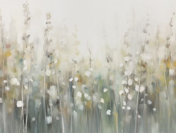 Peinture de fleurs dans un champ Peinture de fleurs dans un champ