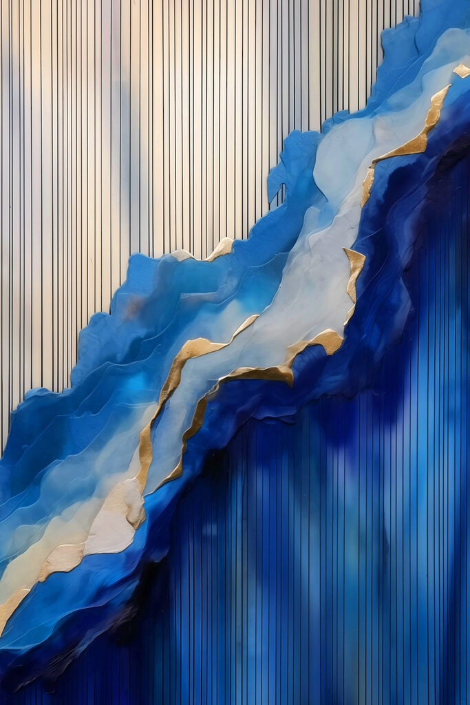 Fluid hues in abstract harmony Fluid hues in abstract harmony