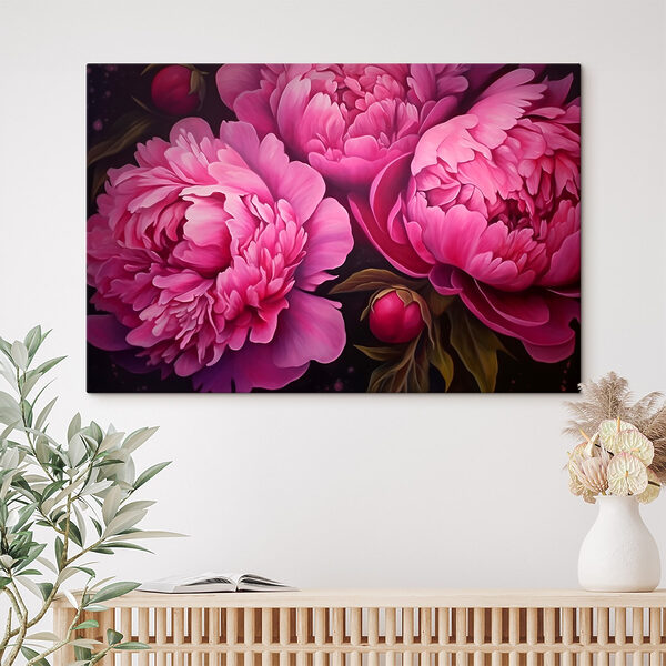 Peinture de fleurs roses s43004pig403 600x600 - Peinture de fleurs roses
