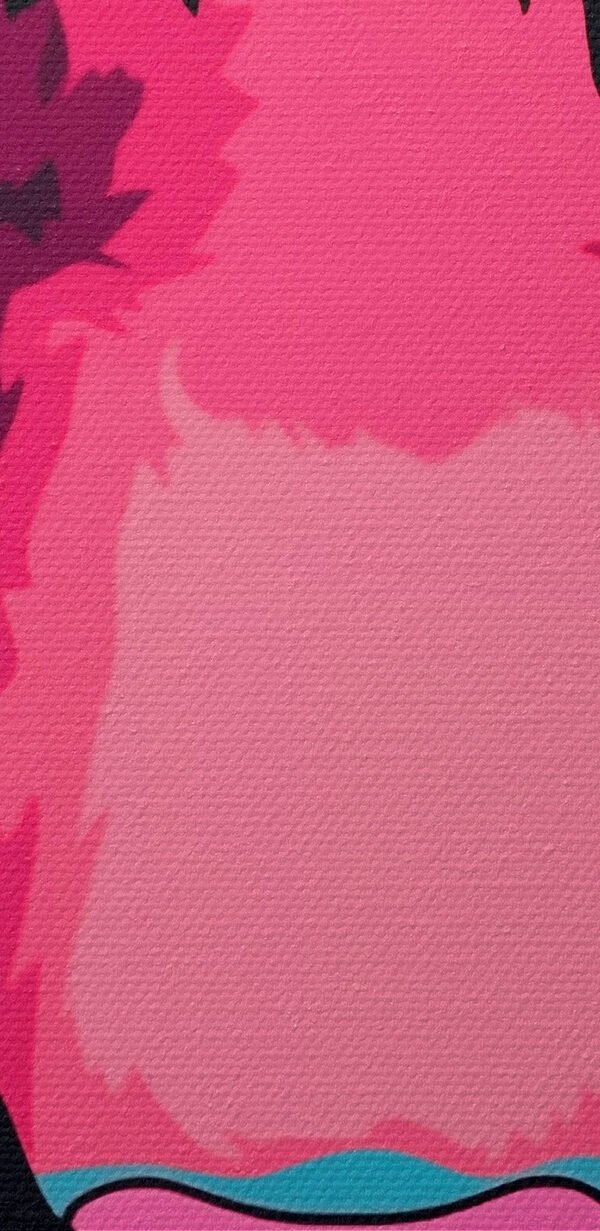 Un tigre audacieux aux yeux bleus saisissants. Un tigre audacieux aux yeux bleus saisissants.