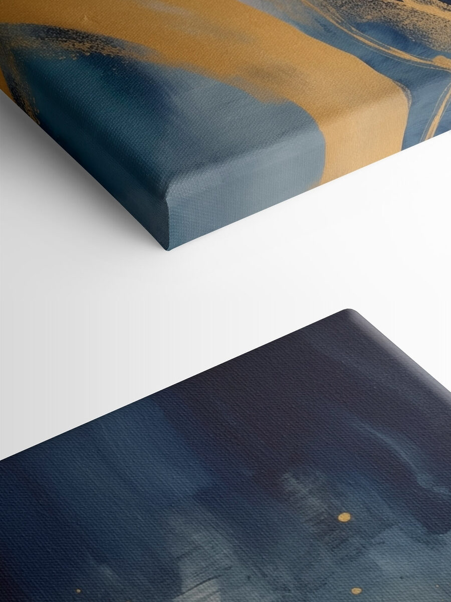 Peinture bleue et jaune