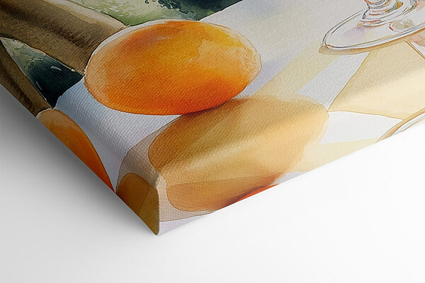 Canvas prints Glass of ice and oranges Canvas prints Glass of ice and oranges