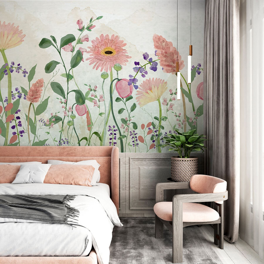 Peinture de fleurs et de plantes