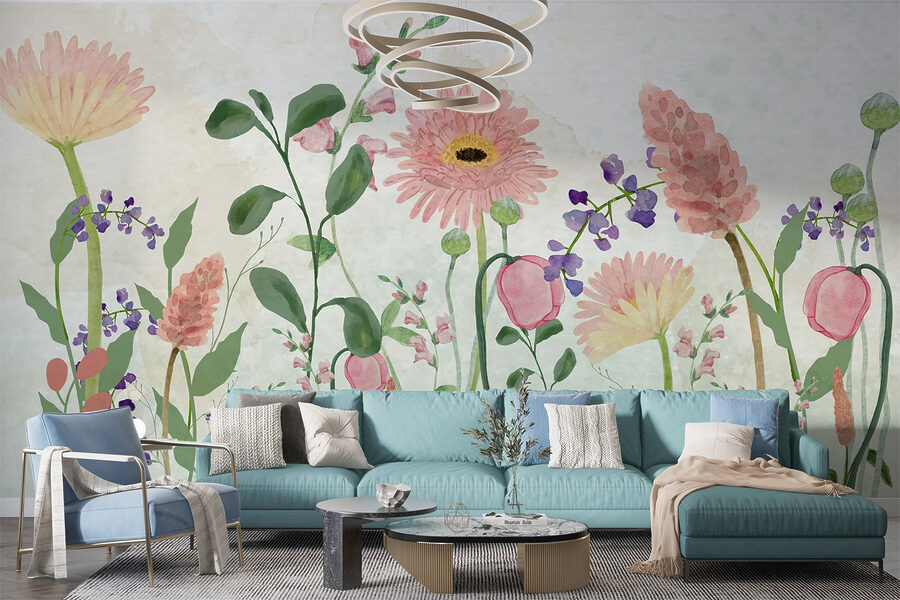 Peinture de fleurs et de plantes
