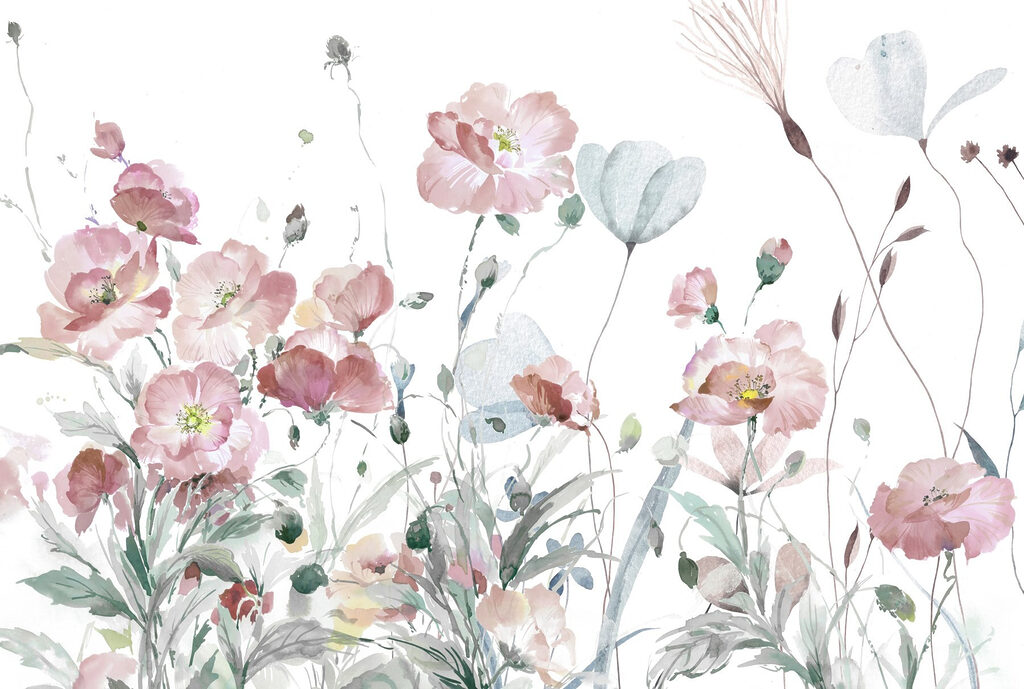 Peinture de fleurs roses Peinture de fleurs roses