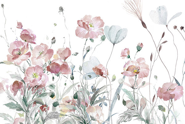 Peinture de fleurs roses Peinture de fleurs roses