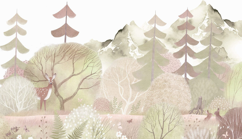 Cerf dans une forêt Cerf dans une forêt